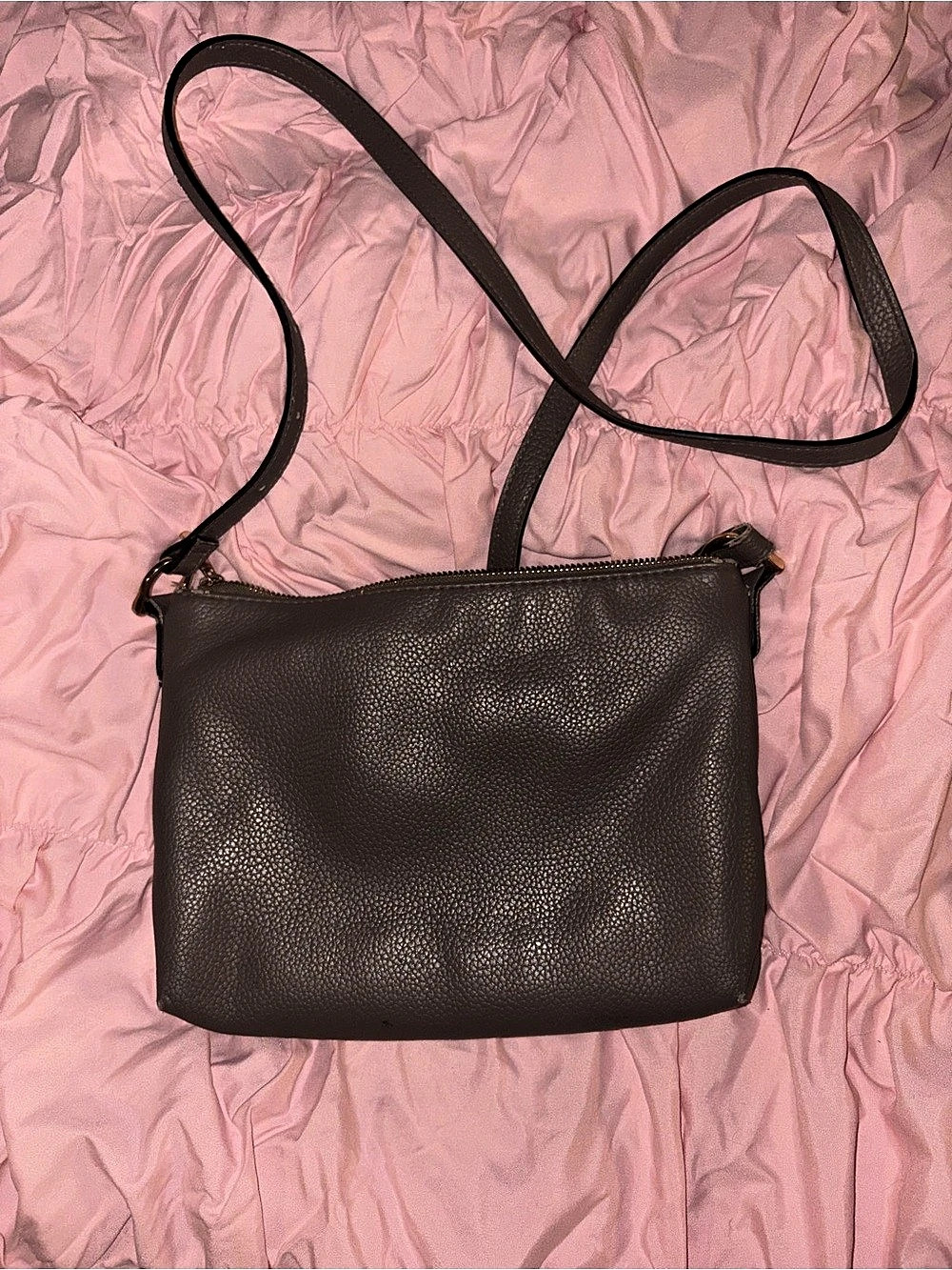 Grey Crossbody Bag